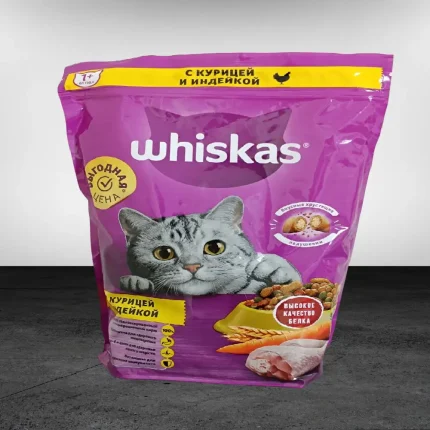 غذای خشک گربه ویسکاس طعم مرغ 800 گرم ( whiskas )