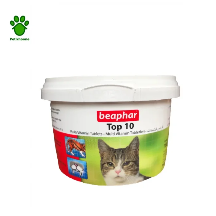 مولتی ویتامین گربه بیفار مدل تاپ تن (‌top 10 beaphar)